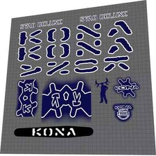 Set decalcomanie kona stab - set,