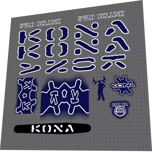 Set decalcomanie kona - set,