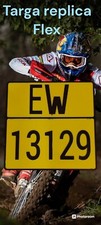 TARGA FLEX (FLESSIBILE) MOTO Enduro Campionato Italiano FMI Coppa Italia 