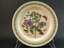 VINTAGE PIATTO PORCELLANA PORTMEIRION BOTANIC GARDEN CLEMATIS FLORIDA