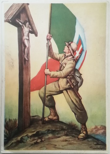 Cartolina militare africa - cartolina,