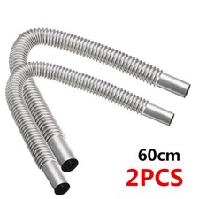 2 INOX Tubo Di Sfiato Aria,Scarico Del Riscaldatore Dell'aria ,Sfiato Gas Diesel