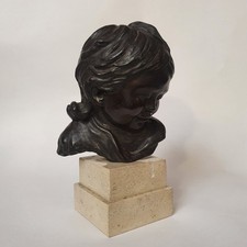 Bronze bust signed Vincenzo