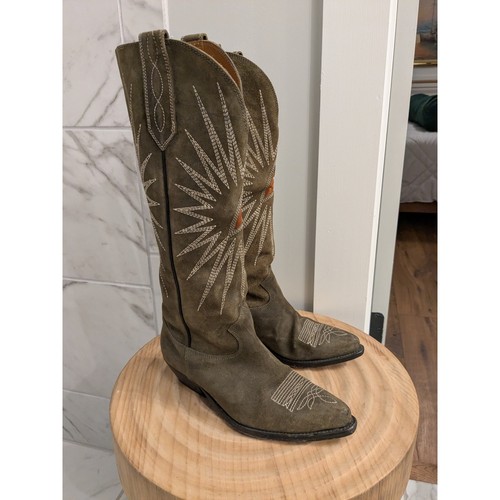 Stivali cowboy scamosciati - cowboy,