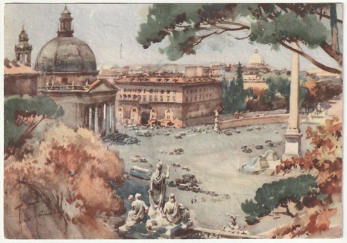 Roma piazza del popolo dal - popolo,