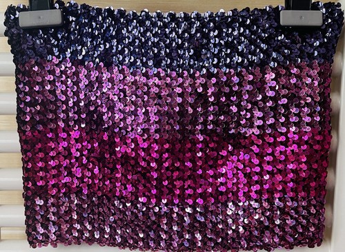 Top fascia paillettes corto - top, a