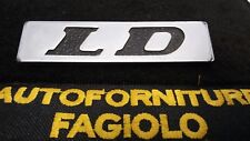 LOGO STEMMA " LD " SCRITTA NERA FREGIO PLASTICA BADGE " LD" e VARIE APPLICAZIONI