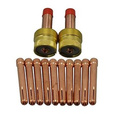 Kit accessori saldatura TIG dimensioni miste per SR WP 17 18 26 include 12 pezzi