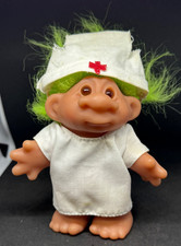 Bambola troll vintage capelli