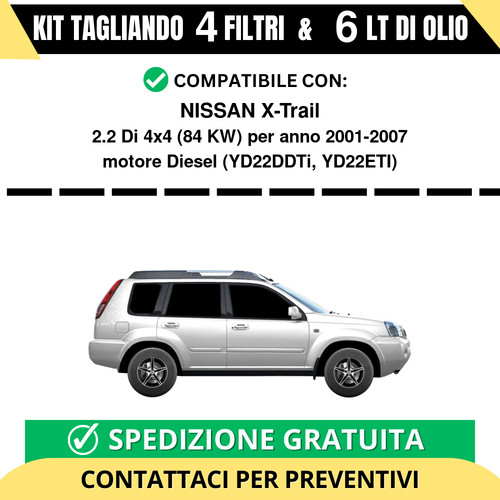 Tagliando per nissan trail - nissan, x-trail