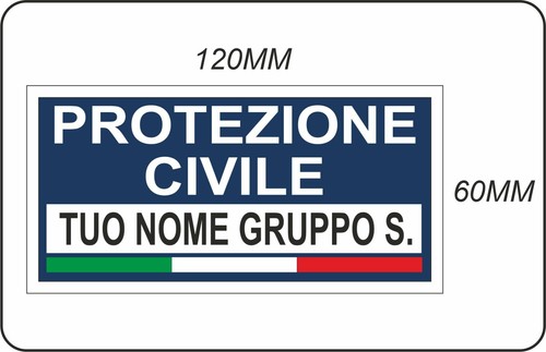 Patch protezione civile - patch,