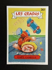 figurina SGORBIONS GARBAGE GANG 1986 LES CRADOS N. 361 GAEL GAMELLE