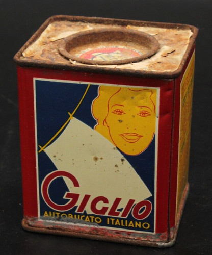 Antica scatola latta - scatola,
