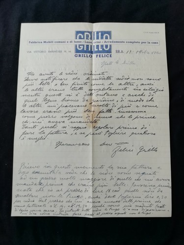 Carta intestata bra - intestata, grillo