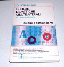 Lisciani SCHEDE DIDATTICHE MULTILATERALI Insiemi e sottoinsiemi 1979 Matematica