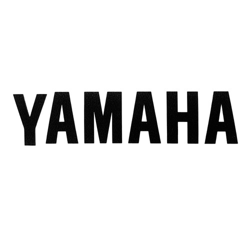 Scritta adesivo yamaha nero - yamaha,