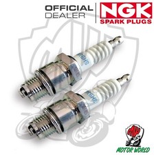 KIT 2 CANDELA SPARK PLUG NGK BR6HS PIAGGIO CIAO 50 1967 1968 1969 1970 1971    