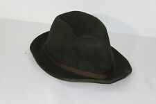 Cappello Borsalino - verde scuro in feltro tg. 58