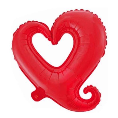 Palloncino mylar sagoma cuore - mylar,