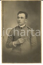 1920 ca CUNEO Militare di fanteria con guanti e sigaretta *Foto FRASSINE