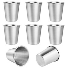 Tazza Acciaio Inox, 8 Pezzi