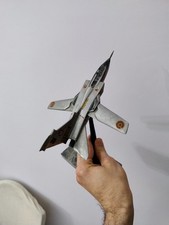 Aereo in alluminio Tornado RS-01 51-06 in metallo da scrivania su base anni 60