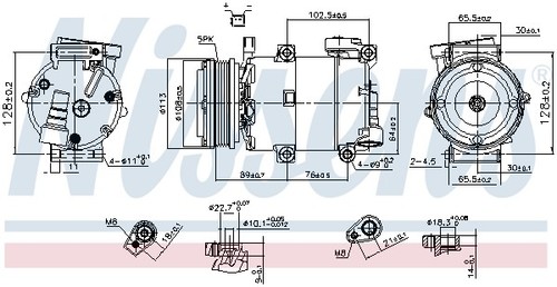 Nissens 890788 compressore - nissens,