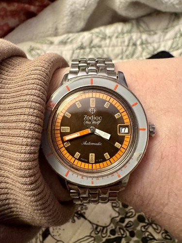 Lupo mare zodiacale vintage - lupo,