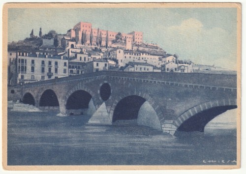 Verona ponte pietra e castl - -,