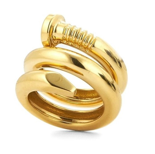 Anello con chiodo - a, spirale