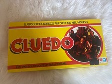 CLUEDO GIOCO DA TAVOLO VINTAGE COMPLETO EG EDITRICE GIOCHI SCATOLA GIALLA