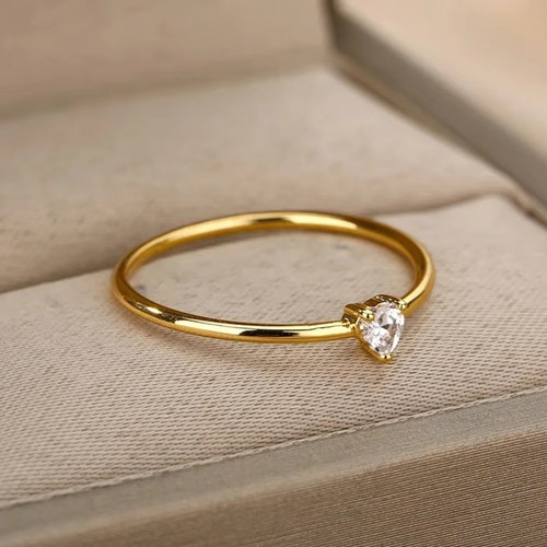 Anello elegante rame placcato