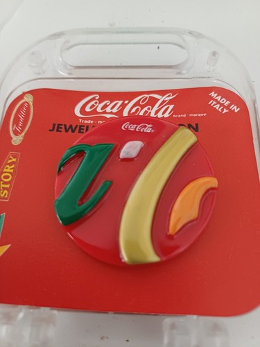 Spilla rotonda coca cola - rotonda,