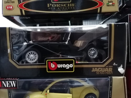 Burago jaguar 100 1937 - burago, 1:18