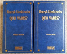 QUO VADIS? - Henryk Sienkiewicz, Mondadori - Famiglia Cristiana, 2 volumi, 1992