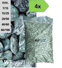 Ciottoli di marmo Verde Alpi - 4 sacchi da 25 kg - sassi pietre giardino