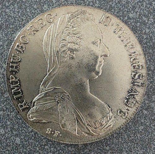 Tallero maria teresa argento - 1,