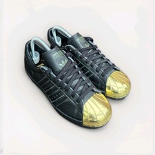 Rare scarpe da ginnastica Adidas Star Wars Superstar anni 80 punta in metallo UK 6