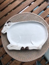 Vassoio Mucca ceramica