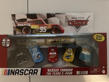 Mattel Disney Pixar Cars 2021 NASCAR ATTRAVERSO GLI ANNI confezione da 5 set esclusivo King