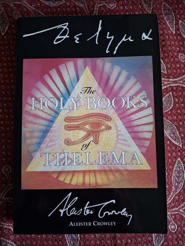 Holy books thelema - holy,