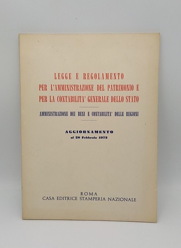 Legge regolamento per - legge,