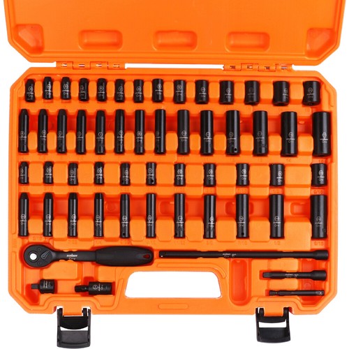 56pcs drive impact deep - 1/4",