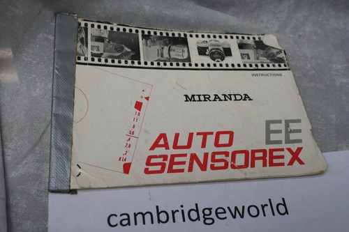 Miranda sensorex manuale - miranda,