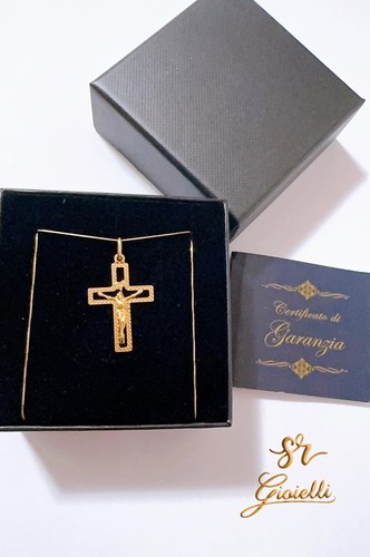 Collana veneziana con croce - con,