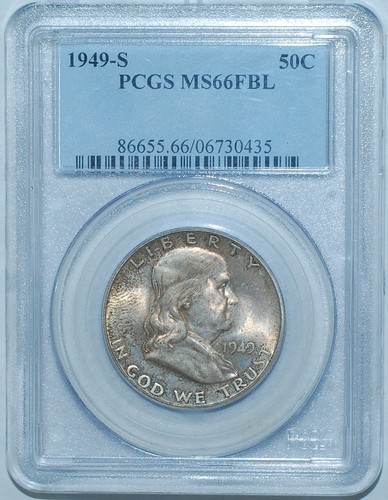1949 pcgs ms66fbl - 1949, s