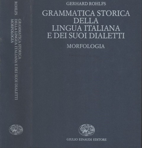 Libro rohlfs grammatica - rohlfs,