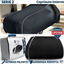 TELO COPRIAUTO Interno Per Bmw Serie 2 Felpato Traspirante Nero Garanzia A VITA