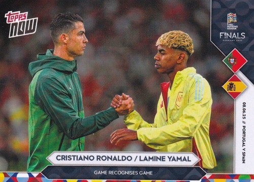 Topps now 2025 uefa - now, nations