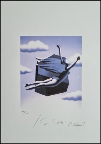 Mark kostabi senza titolo x - senza,